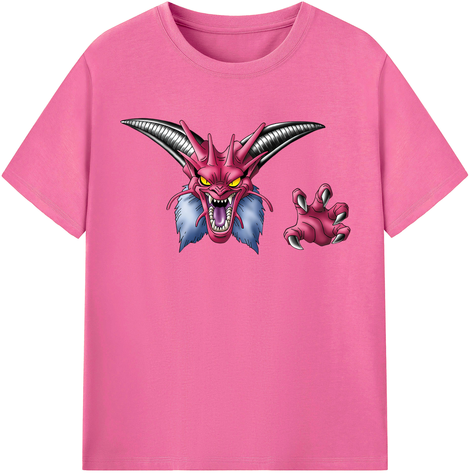 （画像用） ドラゴンクエスト Doragon Kuesuto Dragon Quest レディースカジュアルプリントTシャツ（綿100％）